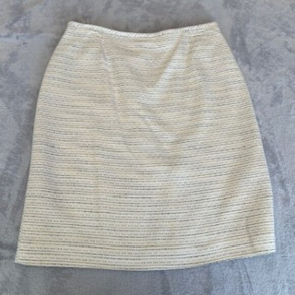 Alex Marie Women's Lined Pencil Skirt Slit Back 10 - Picture 4 of 16